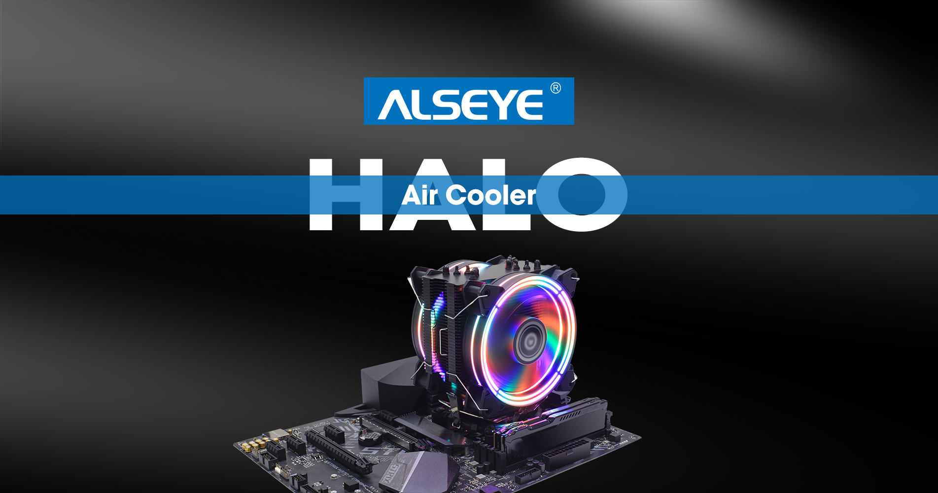 ionz Alseye 120mm AiO Système de refroidissement à eau ARGB pour Intel et AMD.